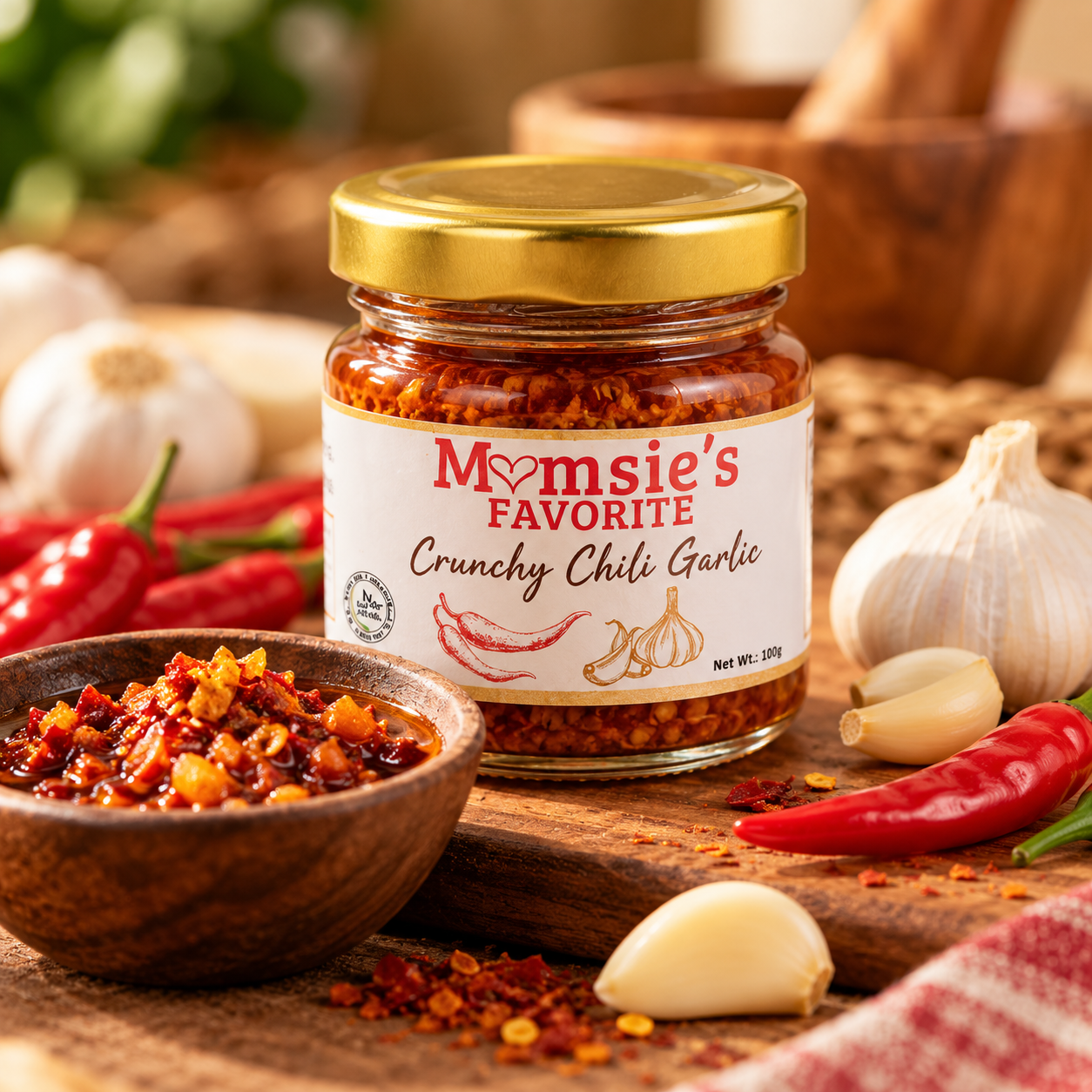 Momsie's Favorite Crunchy Chili Garlic